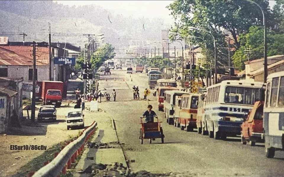 Avenida Prat con Manuel Rodriguez en Concepcion, 1986
